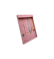 Kolye Bileklik Tesbih Takı Standı 10 Lu Pembe