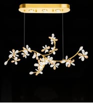 Mirante Tekli Yemek Masası Avize Oturma Odası Avize Genç Odası (Gold)