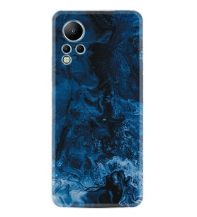 Infınix Note 12 Kılıf Silikon Desen Özel Seri Blue Zigzag 1687