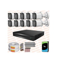 Provzen Rivo Dahua 10 Kameralı Full HD Güvenlik Kamerası 1tb hdd
