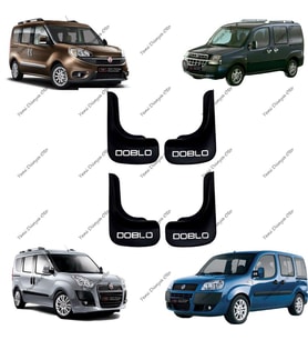 Fiat Doblo Araçlara Uyumlu 4'lü Paçalık Çamurluk Tozluk U1DBLX001