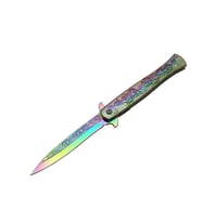 Metal Güllü Çakı Marka:Sibirya Ürün Kodu: HC012 RNB 22,5 CM (Mavi)
