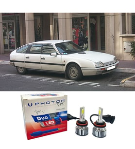 Citroen CX Led Xenon Uzun + Kısa Far Ampulü H4 Duo Yeni Seri Beyaz