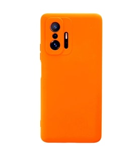 Mi 11T Pro Kılıf Nano içi Kadife Silikon - Turuncu