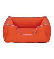 Pet Comfort Alpha Kedi ve Köpek Yatağı Turuncu w Beyaz Biye S 60x50cm