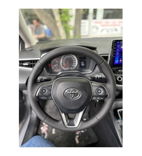 Toyota Corolla 2020-2024 Araca Özel Direksiyon Kılıfı (Düz Klasik Model)