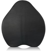 Bel ve Sırt Destek Yastığı – Ortopedik Visco Malzeme, Fermuarlı Yıkanabilir Kılıf, Ofis, Ev, Araba Kullanımı için, Siyah, 50x42x9,5-3 cm