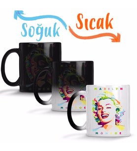 Marilyn Monroe. Sihirli Kupa Bardak Porselen