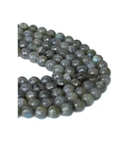 10 MM Faset Kesim Labradorit Taşı Dizi (Yeşil)