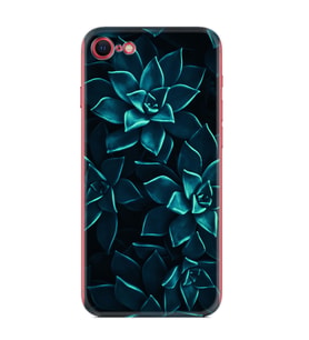 Apple iPhone 5 6 7 8 Plus Se XR Kılıf Desemli Silikon Mistik Çiçekler 1650