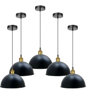 RİOLİGHT VİNTAGE,MODERN SİYAH MUTFAK,ODA,CAFELER İÇİN METAL SARKIT AVİZE ÇAP:30CM 1ADET FİYATIDIR