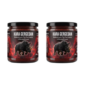 KARA GERGEDAN Doğal Form Desteği 240 gr x 2 adet