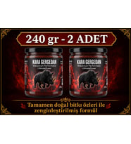 KARA GERGEDAN Doğal Form Desteği 240 gr x 2 adet