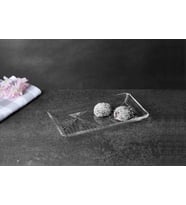 PAŞABAHÇE Madlen Dikdörtgen Tatlı Tabağı - 2'li - 22cmx12cm