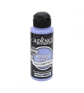 Cadence Hybrid Multisurface Akrilik Boya 120 ml. H-114 Açık Menekşe 