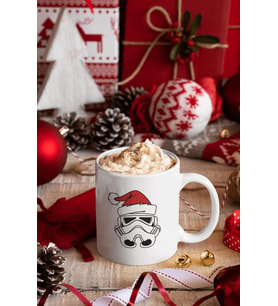 Star Wars Stormtrooper Yeni Yıl Kupa Bardak (Beyaz)