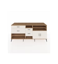 Kronos Konsol 5 Raflı 4 Çekmeceli 2 Kapaklı 220x59x99 Çam-Aytaşı/Aytaşı