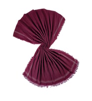 Mısırlı Eşarpları Pamuk Şal 100x200 Cm (Bordo)
