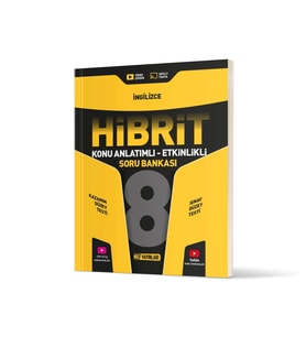 Hız Yayınları 8. Sınıf İngilizce Konu Anlatımlı Etkinlikli Hibrit Soru Bankası