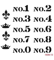 Cadence Home Decor Midi Stencil Boyama Şablonu 25x25 cm. HDM-13 