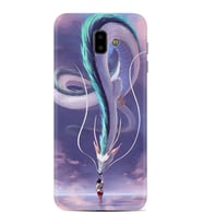 Samsung J6 Plus J7 Prime J7 Pro M20 Kılıf Desenli Silikon Kız ve Ejderha 1742