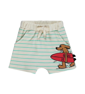 Civil Baby Köpek Nakışlı 6-18 Ay Şort - Bej