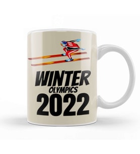 Winter Olympics Beijing 2022 Kupa Bardak Porselen
