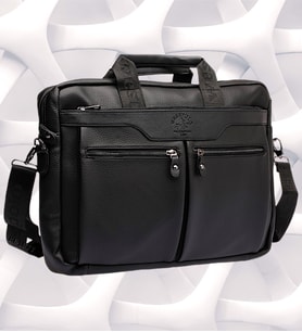 Westpolo Laptop Bölmeli Evrak Çantası El Ve Omuz Askılı Laptop Siyah 6008