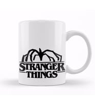 Stranger Things Demogorgon Logo Kupa Bardak Porselen