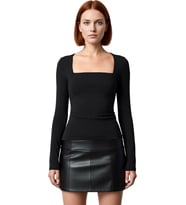Stil Kadın Büzgü Drape Detaylı Vücuda Oturan Bluz Regular Örme Slim Kalıp