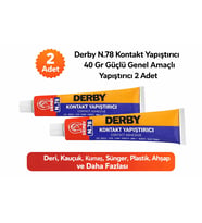 Derby N.78 Kontakt Yapıştırıcı 40 Gr Güçlü Genel Amaçlı Yapıştırıcı 2 Adet