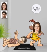 Kişiye Özel Sevgili Ahşap Eco Biblo -4