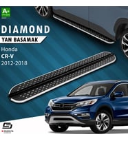 S-Dizayn Honda CR-V 4 Diamond Krom Yan Basamak 173 Cm 2012-2018