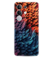 Vivo Y29 Kılıf Boutique Baskılı Resimli Yapraklar Pcode -090