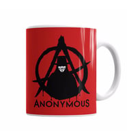 Anonymous Vfor Vendetta Kupa Bardak Porselen