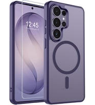 Lexroo Samsung Galaxy S26 Ultra ile Uyumlu Mat Arka Yüzeyli MagSafe Kılıf + Ekran Koruyucu Hediyeli