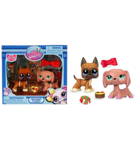 Littlest Pet Shop LPS Minişler 2’li Figür Seti - Shorthair Kedi, Danua ve Dachshund Serisi