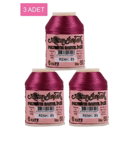 3 Adet Altınbaşak Oya ve Dantel İpi 20 gr - Royaleks - No: 089