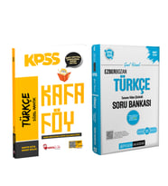 Hoca Kafası KPSS Türkçe Konu Anlatımlı Kafa Föyü ve Pegem Soru Bankası Seti 2 Kitap