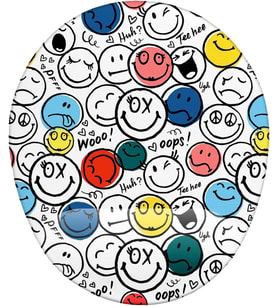 Smile Desenli Bilek Destekli Mouse Pad