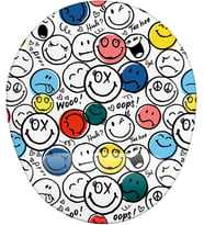 Smile Desenli Bilek Destekli Mouse Pad