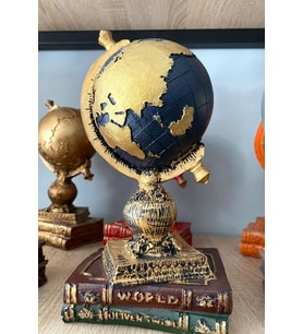 Kitap dünya dekoroatif obje Atlas Biblo