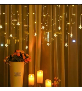 Yıldız 4 M 96 Led 19 Saçak 40-50-60 Cm Gün Işığı MZXX3-4 TG-V 1768