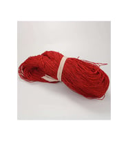 Kırmızı Renk Çile Kağıt İp Çanta Ipi Supla Ipi No:78 - (550-600 gr)