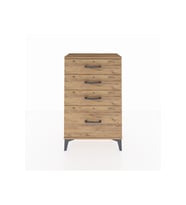 Arges Komodin 4 Çekmeceli 60x30x96 Çam-Çam