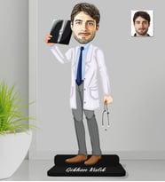 Kişiye Özel Doktor Erkek Ahşap Biblo-2