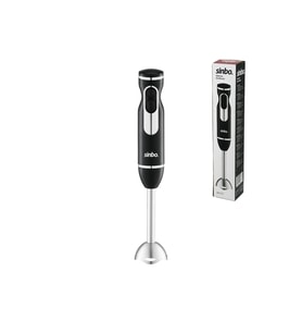 SİYAH - GÜMÜŞ ÇUBUK EL BLENDER ÇELİK UÇLU DC MOTOR - 400W SHB-7513 (4915)