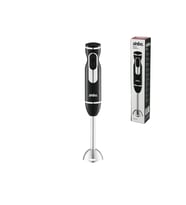 SİYAH - GÜMÜŞ ÇUBUK EL BLENDER ÇELİK UÇLU DC MOTOR - 400W SHB-7513 (4915)