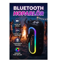 Taşınabilir Bluetooth Hoparlör – Uzun Pil Ömrü ve Yüksek Ses Kalitesi Kırmızı