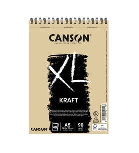 Canson Xl Kraft Spiralli Eskiz Defteri A5 40 Yp 90 Gr
